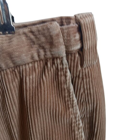 40x30 L.L. Bean Mens Comfort Waist Corduroy Pants 40 Brown Button Back Pockets - Picture 5 of 7